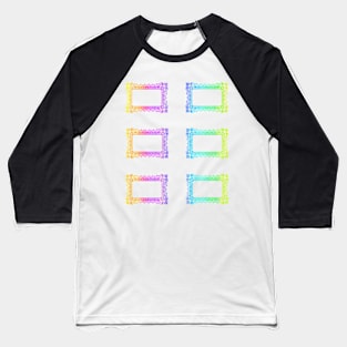 Rainbow Antique Frames Set Baseball T-Shirt